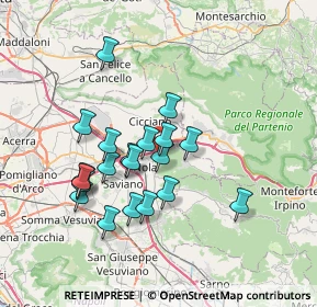 Mappa Via Circumvallazione, 80032 Casamarciano NA, Italia (6.7295)