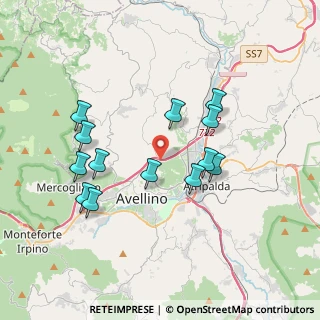 Mappa Contrada Scrofeta, 83100 Avellino AV, Italia (3.75692)