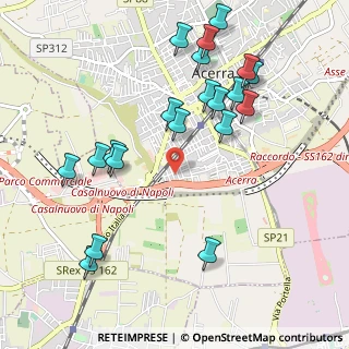 Mappa Via Taranto, 80011 Acerra NA, Italia (1.2035)