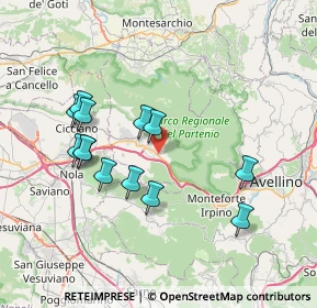 Mappa Via Pasquale Mancini, 83027 Mugnano del Cardinale AV, Italia (7.64077)