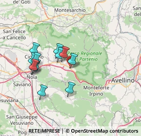 Mappa Via Pasquale Mancini, 83027 Mugnano del Cardinale AV, Italia (6.90833)