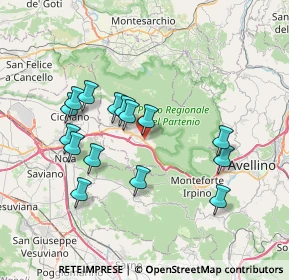 Mappa Via de Sanctis, 83027 Mugnano del Cardinale AV, Italia (7.37467)