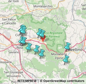 Mappa Via Vittorio Emanuele, 83027 Mugnano del Cardinale AV, Italia (7.54615)