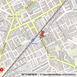 Mappa Via Armando Diaz,  9, 80011 Acerra, Napoli (Campania)