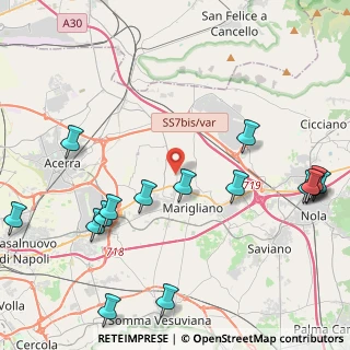 Mappa Via Rapillo, 80034 Marigliano NA, Italia (5.90938)