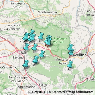 Mappa Mugnano Del Cardinale, 83027 Mugnano del Cardinale AV, Italia (6.9645)
