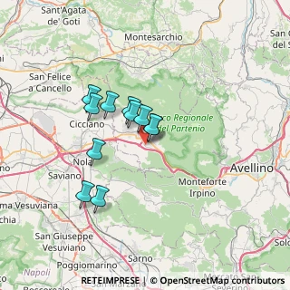 Mappa Via Calabricitto, 83027 Mugnano del Cardinale AV, Italia (5.56818)