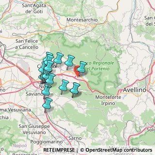 Mappa Via Calabricitto, 83027 Mugnano del Cardinale AV, Italia (7.08389)