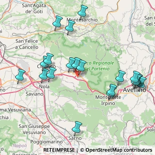 Mappa Via Calabricitto, 83027 Mugnano del Cardinale AV, Italia (9.941)