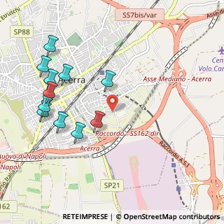 Mappa Via On. Ignazio Caruso., 80011 Acerra NA, Italia (1.22818)