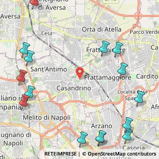 Mappa Via Camillo Benso Cavour, 80028 Grumo Nevano NA, Italia (3.55133)
