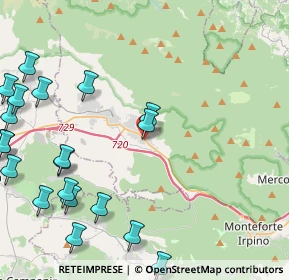 Mappa 83027 Mugnano del Cardinale AV, Italia (6.3855)