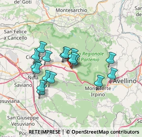 Mappa 83027 Mugnano del Cardinale AV, Italia (6.38235)