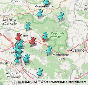 Mappa 83027 Mugnano del Cardinale AV, Italia (9.9445)