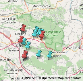 Mappa 83027 Mugnano del Cardinale AV, Italia (6.71467)