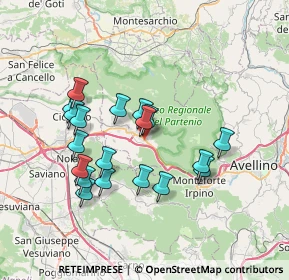 Mappa 83027 Mugnano del Cardinale AV, Italia (7.06737)