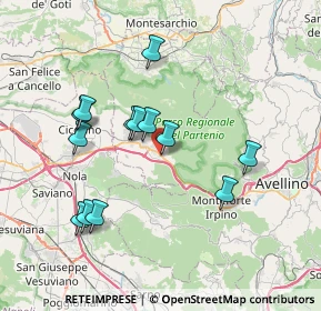 Mappa 83027 Mugnano del Cardinale AV, Italia (7.48615)