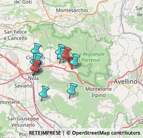 Mappa 83027 Mugnano del Cardinale AV, Italia (6.71083)
