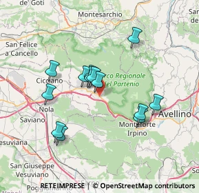 Mappa 83027 Mugnano del Cardinale AV, Italia (6.64385)