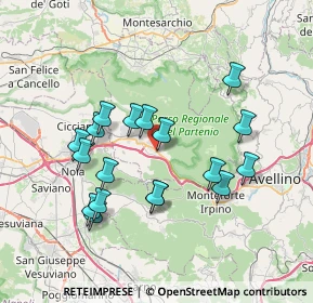 Mappa 83027 Mugnano del Cardinale AV, Italia (7.42167)