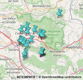 Mappa 83027 Mugnano del Cardinale AV, Italia (6.825)