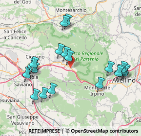 Mappa 83027 Mugnano del Cardinale AV, Italia (9.202)