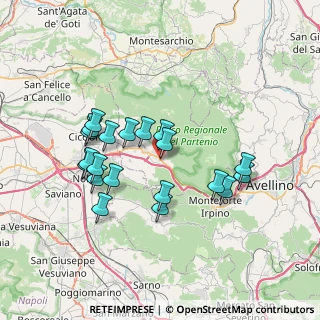 Mappa Via San Nicola, 83021 Avella AV (7.168)
