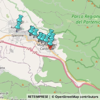 Mappa Via San Nicola, 83021 Avella AV (1.645)