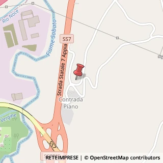 Mappa Zona Pip, 83030 Manocalzati, Avellino (Campania)