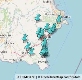 Mappa 96017 Noto SR, Italia (10.9715)