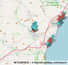 Mappa Via Principi di Piemonte, 96017 Noto SR, Italia (4.43333)