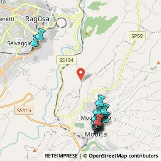 Mappa C.da Monte Margi, 97015 Modica RG, Italia (3.0155)