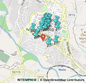 Mappa Via Torino, 96017 Noto SR, Italia (0.365)