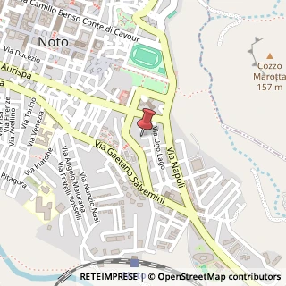 Mappa Via D'Annunzio Gabriele, 6, 96017 Noto, Siracusa (Sicilia)