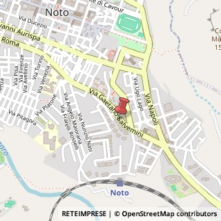 Mappa Via Gaetano Salvemini, 62, 96017 Noto, Siracusa (Sicilia)