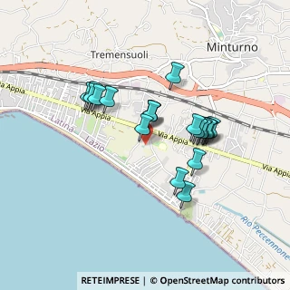 Mappa Via Santa Reparata, 04028 Minturno LT, Italia (0.7875)