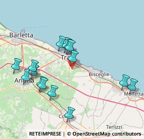 Mappa Via Astor Piazzolla, 76125 Trani BT, Italia (8.64)