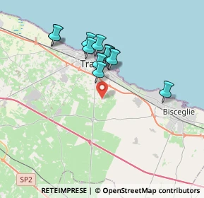 Mappa Via Astor Piazzolla, 76125 Trani BT, Italia (3.33385)