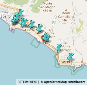 Mappa Via Flacca Km 16, 04029 Sperlonga LT, Italia (1.10667)