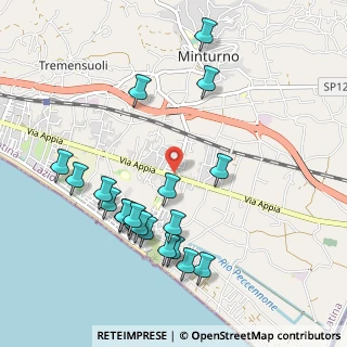 Mappa Via Simonelli, 04028 Minturno LT, Italia (1.1355)