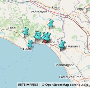 Mappa Lungomare Nazario Sauro, 04028 Minturno LT, Italia (8.50167)