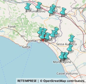 Mappa Lungomare Nazario Sauro, 04028 Minturno LT, Italia (15.51813)