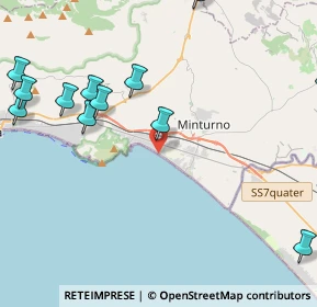 Mappa Lungomare Nazario Sauro, 04028 Minturno LT, Italia (5.9375)