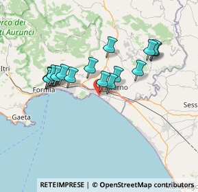 Mappa Lungomare Nazario Sauro, 04028 Minturno LT, Italia (6.6675)