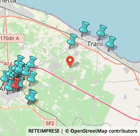 Mappa Contrada Sant'Angelo, 76125 Trani BT, Italia (6.1365)