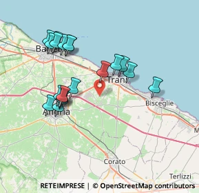 Mappa Contrada Sant'Angelo, 76125 Trani BT, Italia (7.68316)