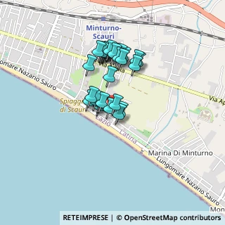 Mappa Via Mafalda di Savoia, 04026 Minturno LT, Italia (0.35357)