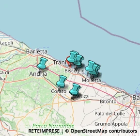 Mappa Via Eduardo De Filippo, 76011 Bisceglie BT, Italia (9.6755)