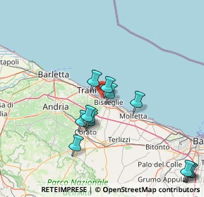 Mappa Via Eduardo De Filippo, 76011 Bisceglie BT, Italia (17.03833)