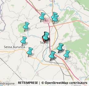 Mappa Borgo Sant'Antonio Abate, 81057 Teano CE, Italia (5.54188)